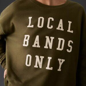 Anthropologie Pilcro Sweatshirt Olive/Moss Green Size Sm